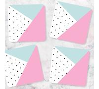 Cute Pattern Coasters (Pack of 4)