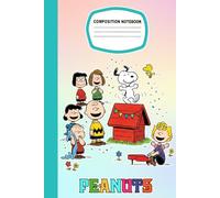 Cute Pea-nuts's Notebook for Fan Teens Boys Girls Kids Students: A Cool Diary | Thick 100 Pages for Writing and Note | Great Gift Idea For Any Occasion in Work Office, Home, School | 6 x 9 inches