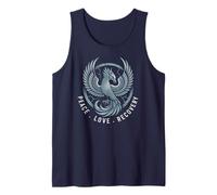 Cute Peace Love Recovery Crew Counseling PTA Therapy NA Tank Top