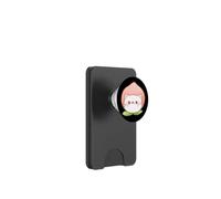 Cute Peach Cat Kawaii Neko-chan Heart Paws Purr ART ON BACK PopSockets PopWallet for MagSafe