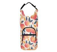 Cute Peaches White Sling Bag Water Bottle Holder Space-Saving Insulated Water Bottle Holder Waterbottle Holder Fits 20/24/32/40 oz Bottles, Cute Peaches White, 1 size, Claasic