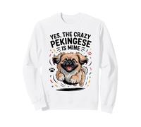 Cute Peke Small Toy Dog Breed Pet Owner Funny Pekingese Sweatshirt