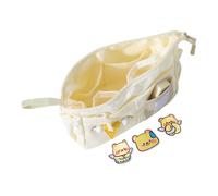 Cute Pen Bag, Portable Pen Bag, Pencil Bag Organiser, Multi-layer Stationery Bag - Handle Design, Cute Bear Pen Carry Bag for Students, School, Men, Women, Teens, Single Attribute, see description,