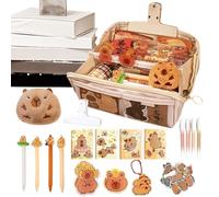 Cute Pencil Bag | 9-Layer Large Capacity Cute Capybara School Pencil Case,Pen Organizer Box with Multiple Compartments for Teens Girl Boy Women Kids College Backpack