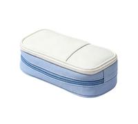 Cute Pencil Case, Aesthetic Stationery Organizer with Soft Quilted Design
