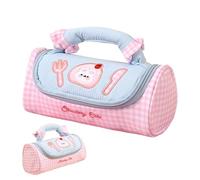 Cute Pencil Case Canvas Storage for Toiletries & Cosmetics, bule, se beskrivning, Unisex