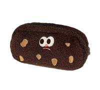 Cute Pencil Case Capacity, Dark Brown, refer to the description, Unisex | Large Pencil Case For School Pencil Case, Office Supplies, School Accessories, Mint, Cards, Small Stuff, Pencils,