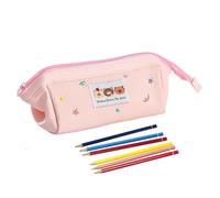 Cute Pencil Case - Cute Design Aesthetic Pencil Case - Pen Case for Stationery Marker Makeup Brush Students Teenagers School Universe Travel, pink, see description, See description