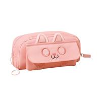 Cute Pencil Case - Embroidered Cat Stationery Box | Girl Pencil Case | Easy Storage Beautiful Pencil Case | Pencil Case, Pencil Case, Pencil Case, Pencil Case, Large Capacity, Pencil Case, Pink, See