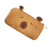 Cute Pencil Case, Large Capacity, 20x13x2.5cm, Capybara Pencil Holder, School College Class Supply, Kids Girls Students Study Organizer, for Sticky Notes Eraser Ruler Marker
