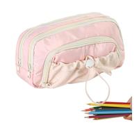 Cute Pencil Case Large Capacity Pen Storage Bag | Pencil Organizer Bag for Students Artists Office Home School Architects Draftsmen Travelers Workplace Art Studio Library