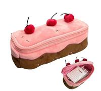 Cute Pencil Case - Large Capacity Special Pencil Case Pink Cherry Pencil Case - Soft Pencil Case, Pencil Bags, Girls Pencil Pouch for Erasers, Rulers, Girls, School, Work