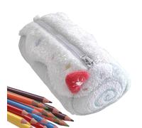 Cute Pencil Case- Large Capacity Stationery Organizer, Aesthetic Pencil Case, Makeup Cosmetics Bag | Stationery Pouch for Sticky Notes Eraser Ruler Kids Adult Girls Teen Backpack College Class Travel