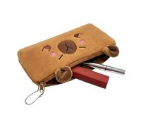 Cute Pencil Case,Large Capacity Stationery Organizer - Pencil Storage Holder Pouch,for Sticky Notes Eraser Marker Lipsticks Earphones Girls Students School Class Travel Office