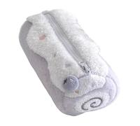 Cute Pencil Case - Large Capacity Stationery Organizer, Plush Storage Pouch | Versatile Bag For Pens Sticky Notes Erasers Ruler Makeup Cosmetics, Ideal For Backpack College School Office Travel Everyd