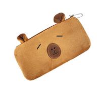 Cute Pencil Case - Large Capacity Stationery Storage Bag,Funny Plush Capybara Pencil Case | for Sticky Notes Eraser Ruler Marker Lipsticks Students School College Class Travel Daily Use Office