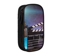 Cute Pencil Case Movies Clapperboard Print Large Capacity Pencil Cases Zipper Pencil Case Student Pencil Pouch Cute Pencil Case For Girls And Boys Teenagers School Pencil Pouch Black, Blue, Pink