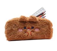 Cute Pencil Case Plush Adorable Cute Plush Kawaii Soft Fuzzy Bear Shape