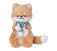 Cute Pencil Case - Soft Dog Design Stationery Storage Bag - Plush Pencil Case | for Sticky Notes Eraser Ruler Marker Lipsticks Earphones School College Class Travel