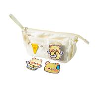 Cute Pencil Case, Wide Opening Pencil Pouch, Bear Theme Pen Organizer, Lightweight Stationery Case, Handle Pencil Storage Pouch, Adorable Pencil Organizer Bag, Durable Pen Pouch for Students
