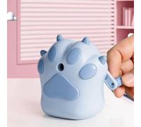 Cute Pencil Sharpener for Kids,Cats Shaped Pencils Sharpener with Spacious Leads Storage,Portable Pencil Sharpener for School Office Home (Blue)