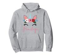 Cute Penelope Magical Floral Unicorn For Girls Pullover Hoodie