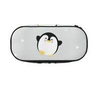 Cute Penguin 1 Print Unisex Pencil Case Pouch - Compact Design for Pencils, Small Items - Double-Headed Zipper