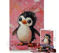 Cute Penguin Artwork- Jigsaw Puzzles 1000 Piece for Adults Calm Daily Snug Joint Joyful Challenge (38x52cm)