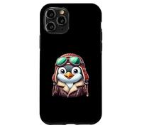 Cute Penguin Aviator Pilot Animal Art Case for iPhone 11 Pro