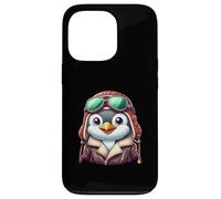 Cute Penguin Aviator Pilot Animal Art Case for iPhone 13 Pro