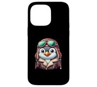Cute Penguin Aviator Pilot Animal Art Case for iPhone 14 Pro Max