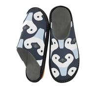Cute Penguin Babies Slippers for Men Women, Penguins Womens House Slippers Indoor Slipper Socks House Shoes Bedroom Travel Shoe Use