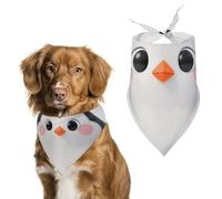 Cute Penguin Dog Bandana, Soft Breathable Pet Scarf, Personalized Dog Bib Kerchief for Small Medium Large Dogs Cats, Exquisite Pet Neckerchief for Daily Wear, Travel, Party