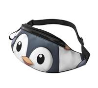 Cute Penguin Fanny Pack for Men Women Fashion Running Waist Packs Waterproof Crossbody Bags Everywhere Belt Bag with Adjustable Strap Sports Hip Pack for Travel Wallet