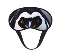 Cute Penguin Head Print Adjustable Eye Cover for Sleeping, Comfortable, Pressure-Free and Breathable Sleeping Masks