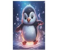 Cute Penguin Jigsaw Puzzles for Kids 1000 Pieces 3d Wooden Puzzle Decompression Game for Adults Women Girl Educational Game Toys 78×53cm