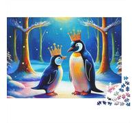 Cute Penguin Kingdom 1000 Piece Jigsaw Puzzle Winter Wonderland 52x38cm/1000pcs