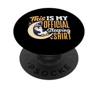 Cute Penguin Lover This Is My Official Sleeping PopSockets Adhesive PopGrip