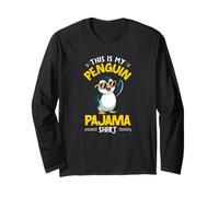 Cute Penguin Lover This is My Penguin Pajama Long Sleeve T-Shirt
