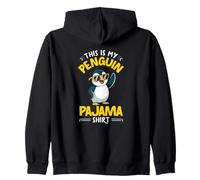 Cute Penguin Lover This Is My Penguin Pajama Zip Hoodie