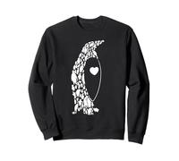Cute Penguin Mosaic Seabird Emperor Penguins Lover Men Women Sweatshirt