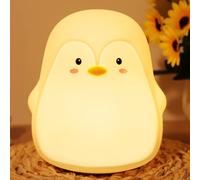 Cute Penguin Night Light Kids Lamp, 7 Colour Changing Penguin Light, USB Rechargeable Night Lights Whale Lamp, Nightlights for Baby Gifts Newborn Kawaii Bedroom Decor Babies Girl Cute Room Decor