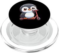 Cute Penguin on Scooter Feeling Sad PopSockets PopGrip for MagSafe