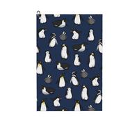 (Cute Penguin Pattern (Dark Blue Variant)_11327) Golf Towel Funny Printed Cristmas Gift for Men Women Husband Dad Mom Birthday Golfers Fan
