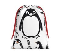 Cute Penguin Print Comfortable Gift Lightweight Bag Easy Clean Storage Bags Reusable Multipurpose Use