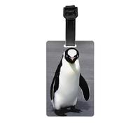Cute Penguin Print Lightweight Luggage Tags for Suitcases Backpacks Business Journey Family Vacation