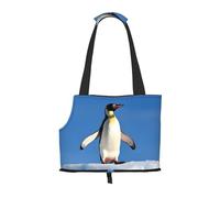 Cute Penguin Print Printed Foldable Pet Bag - Portable Puppy Cat Travel Handbag Tote,Pet Carrier Backpacks.