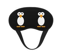 Cute Penguin Print Sleep Mask, Eye Sleeping Mask for Women and Men for Total Darkness, Reduces Puffy Eye Mask