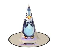 Cute penguin prints print Halloween hat, set of 2, fit for family themed parties, yard decorations, carnival parties