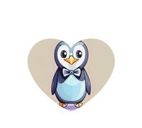 Cute Penguin Prints Printing 10 Pcs Air Freshener Cards,Car Scented Hanging Sheets Air Freshener Set For Car Decoration